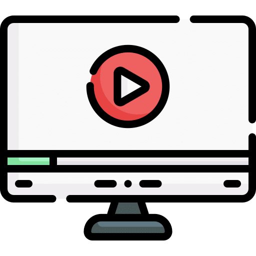 On-demand video player icon